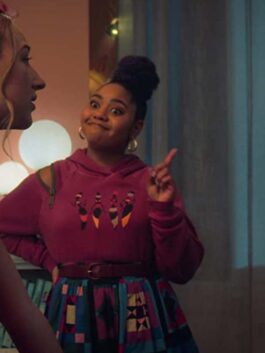 Tall Girl 2 Fareeda Marks Purple Hoodie