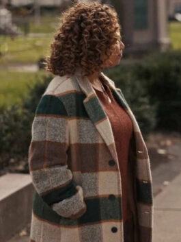The Equalizer Robyn McCall Checked Coat