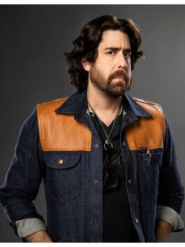 The Equalizer Adam Goldberg Blue Denim Jacket