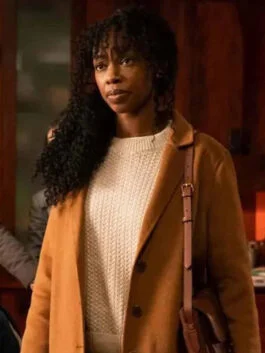 The Equalizer Aliya Ekuban Brown Trench Coat