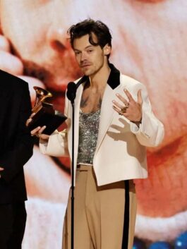Grammys 2023 Harry Styles White Blazer