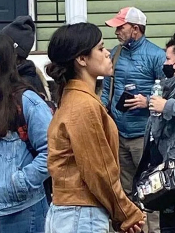 Finestkind 2023 Jenna Ortega Leather Jacket