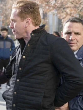 Billions S02 Damian Lewis Black Jacket