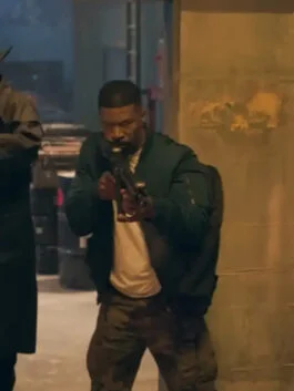 Day Shift Jamie Foxx Green Jacket