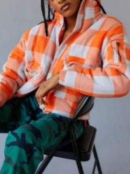 The Equalizer Delilah Plaid Jacket