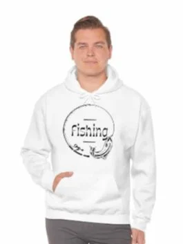 Unisex Fishing Hoodie with Kangaroo Pocket
