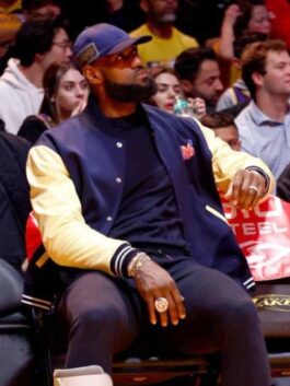 NBA 2023 LeBron James Varsity Jacket
