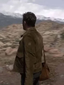 Ghosted Chris Evans Brown Suede Jacket