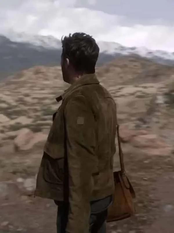 Ghosted Chris Evans Brown Suede Jacket