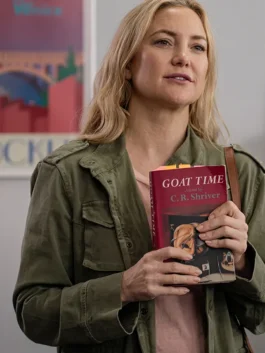 Kate Hudson A Little White Lie 2023 Simone Cleary Green Jacket