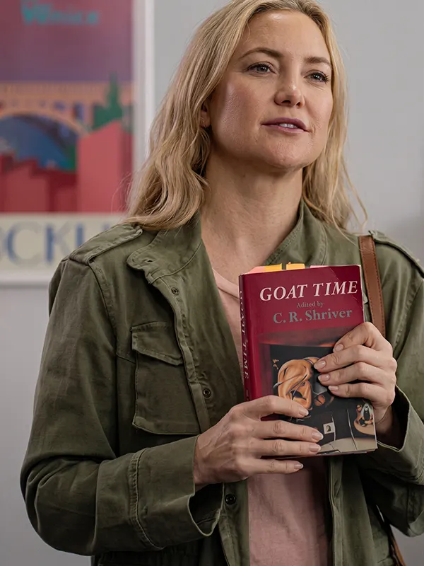 Kate Hudson A Little White Lie 2023 Simone Cleary Green Jacket