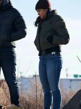 Chicago PD Vanessa Rojas S07 Bomber Jacket bank