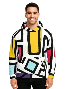 Geometric Colorful Abstract Hoodie