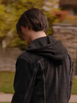 Ginny and Georgia Felix Mallard Black Denim Jacket back