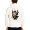 Japanese Oni Mask Hoodie (Back)