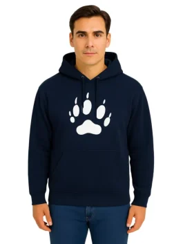 Kangaroo Dog Paw Print Hoodie