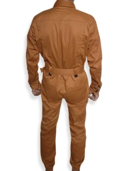 Mirandas Hobbs Brown Belted Jumpsuit