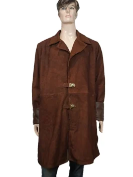 Malcolm Reynolds Firefly Brown Suede Coat