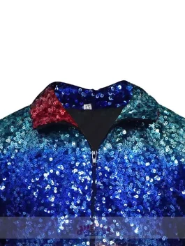 Taylor Swift Ombre Sequin Jacket Collar