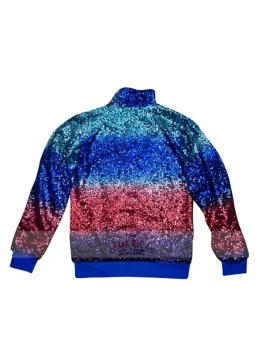 Taylor Swift Ombre Sequin Jacket (pose)