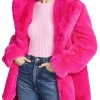 You Need To Calm Down Taylor Swift Pink Shearling Fur Coat