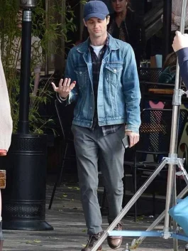 You Penn Badgley Denim Jacket back