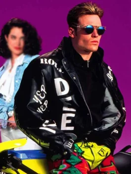 Cool as Ice Jacket featuring the iconic retro style seen in the classic movie.