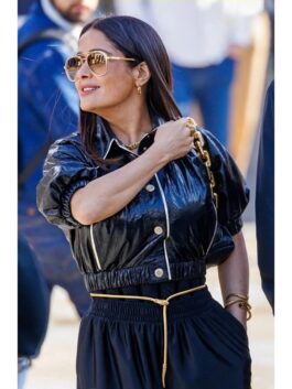 Magic Mike’s Last Dance Salma Hayek Cropped Jacket