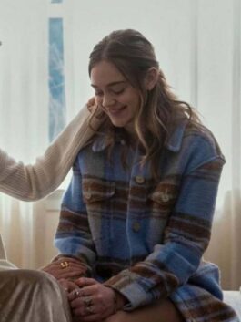 The Watcher Ellie Brannock Plaid Coat