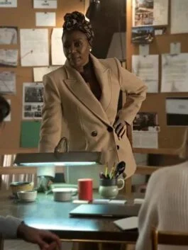 The Watcher Theodora Birch Double-Breasted Blazer
