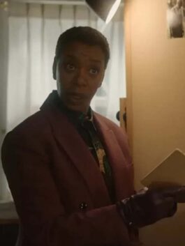 The Watcher Theodora Birch Maroon Coat