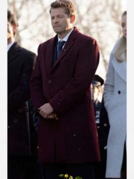 Gotham Knights 2023 Misha Collins Coat
