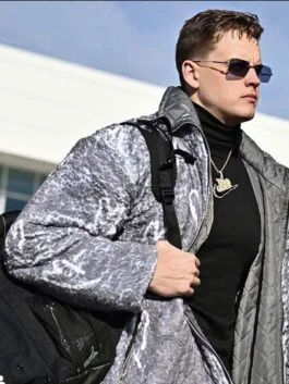 Joe Burrow NFL Sherpa Heart Jacket