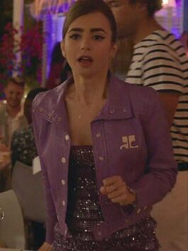 Emily in Paris S02 Emily Cooper Purple Jacket