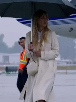 The Flight Attendant Cassie Bowden White Coat