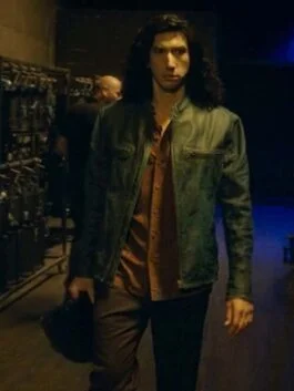 Annette 2021 Adam Driver Leather Jacket