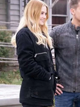 Beautiful Disaster 2023 Virginia Gardner Black Jacket