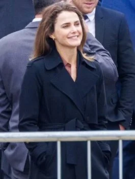 The Diplomat 2023 Kate Wyler Black Trench Coat