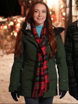 Falling for Christmas Sierra Belmont Green Jacket