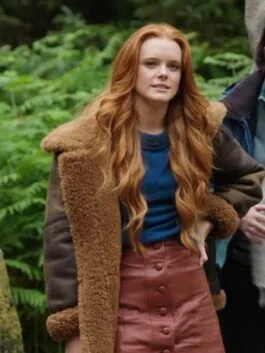 Fate The Winx Saga S02 Bloom Peters Shearling Jacket