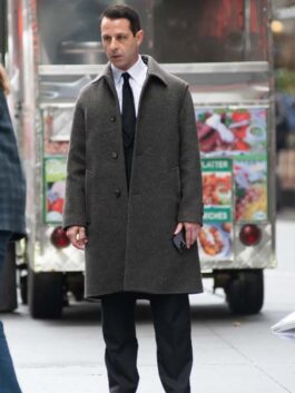 Succession S04 Kendall Roy Gray Coat