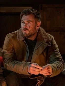 Chris Hemsworth Extraction 2 Brown Jacket