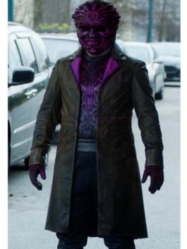 The Flash Ennis Esmer Leather Coat