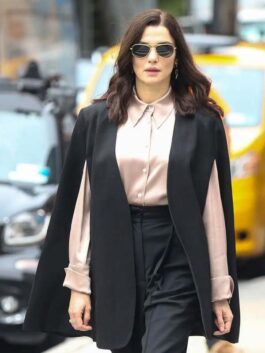 Dead Ringers Rachel Weisz Black Cape Blazer