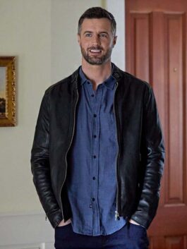 Alternative view of The Wedding Cottage 2023 Brendan Penny Leather Jacket