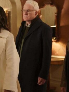 Only Murders In the Building S02 Steve Martin Black Trench Coat