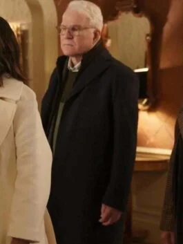 Only Murders In the Building S02 Steve Martin Black Trench Coat