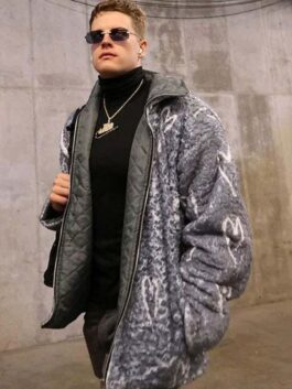 Joe Burrow NFL Sherpa Heart Jacket