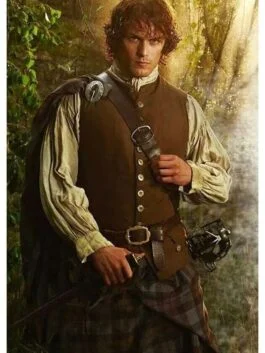 Outlander Jamie Fraser Brown Vest