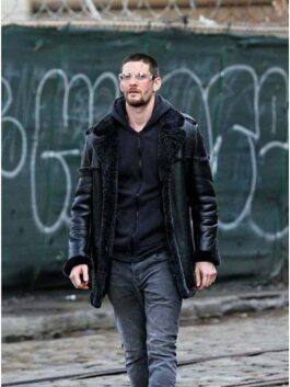 The Punisher 2 Billy Russo Shearling Leather Jacket